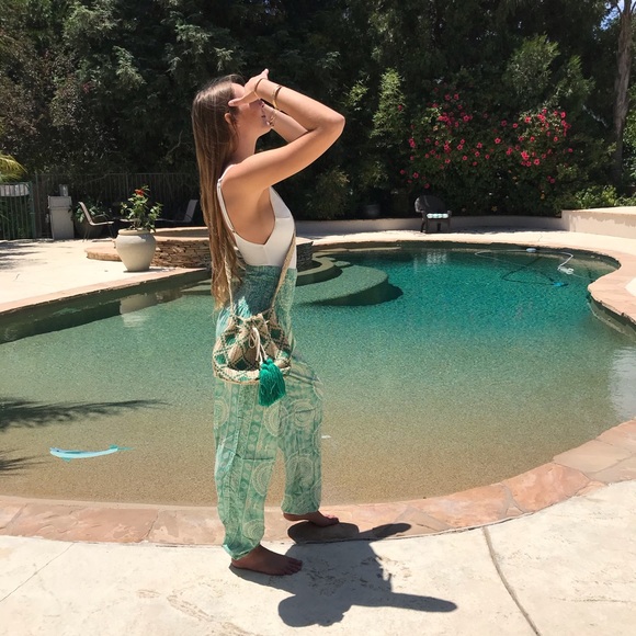 Lotus & Luna Harem Pants in Ocean - Picture 15 of 17